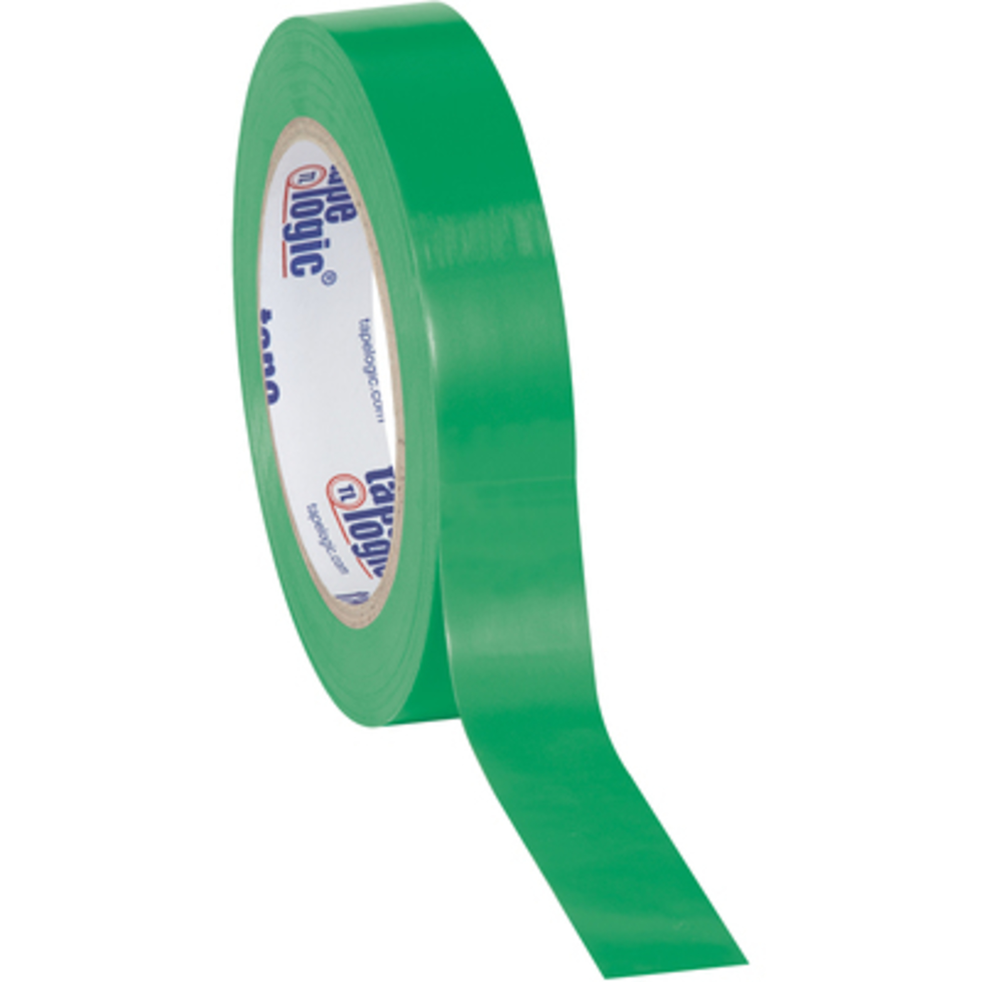 Stock Packaging Safety Tape — 1in. x 36 Yds., Green, Vinyl, Model# T9136G